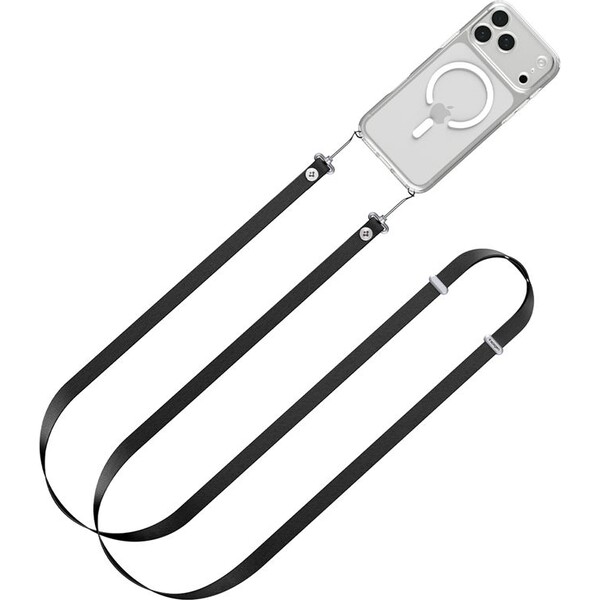 E-shop Spigen Crossbody Lanyard Strap DA30L univerzálny popruh čierny