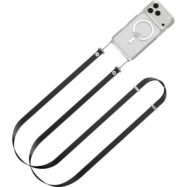 Spigen Crossbody Lanyard Strap DA30L univerzálny popruh čierny - Popruhy a crossbody - Hlavný obrázok