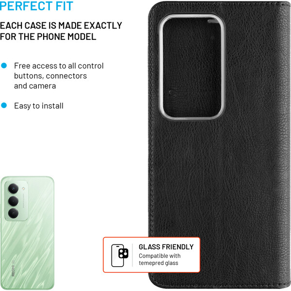 FIXED Opus flipové puzdro Xiaomi Redmi 15 4G/5G čierne - Puzdra - Obrázok 6d648742fbb444e59317e88b995b77e0