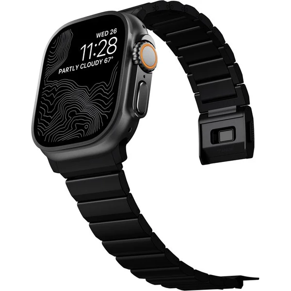 Nomad Titanium Band remienok Apple Watch 49/46/45/44/42 mm čierny - Remienky - Obrázok 6d8d8108204a4dc3b64ad1b45d00ab22