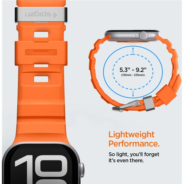 Spigen silikónový remienok Apple Watch 49/46/45/44mm oranžový - Remienky - Obrázok 6d9508bb729d4f30a06c3fbfe9177624