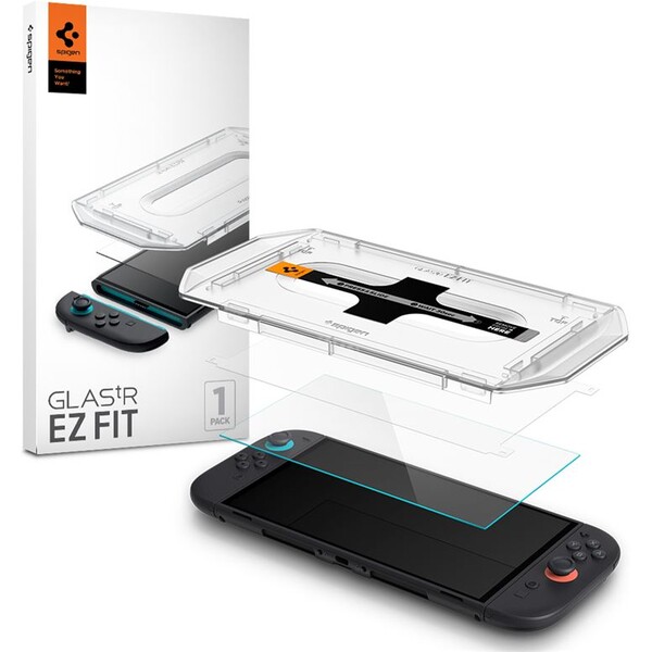 E-shop Spigen Glass tR EZ Fit 2 Pack tvrdené sklo Nintendo Switch 2 (2 ks)