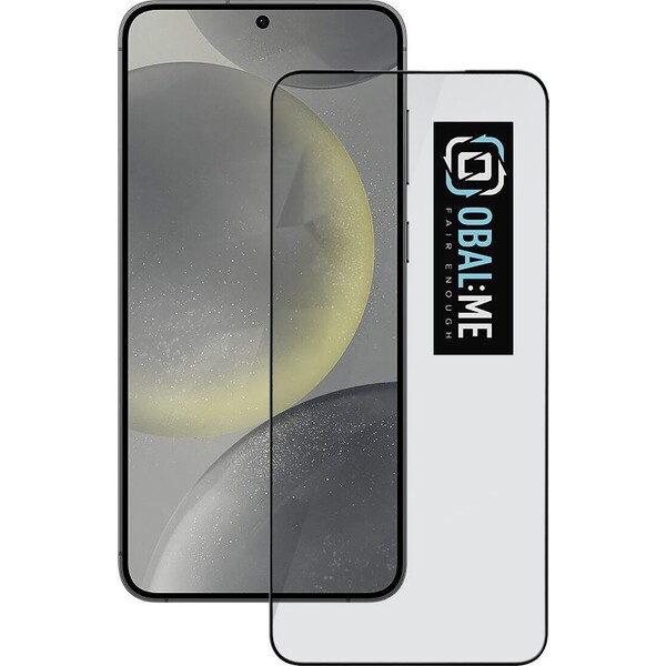 E-shop Obal:Me 5D Tvrdené Sklo pre Samsung Galaxy S24+/S25+ čierne