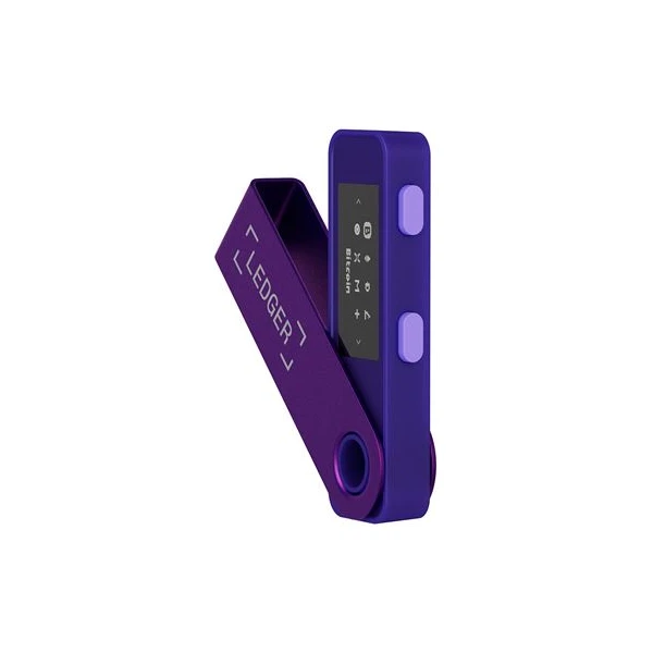 Ledger Nano S Plus krypto peňaženka (Android/MacOS/Windows/Ubuntu) fialová - Krypto peňaženky - Hlavný obrázok