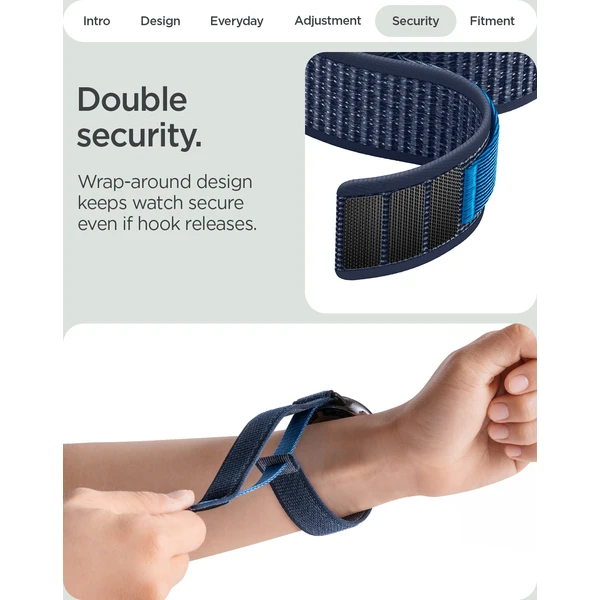 Spigen Athlex Air, aktívna námorní modrá - Google Pixel Watch 5/4/3 41mm/2/1 - Remienky - Obrázok 6defd4730bec426d8146db7da40503e4
