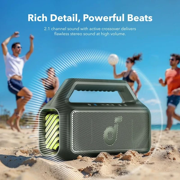 Anker Soundcore Boom 2 bezdrôtový reproduktor zelený - Reproduktory - Obrázok 6e1671796369478ea62d72a140a22255