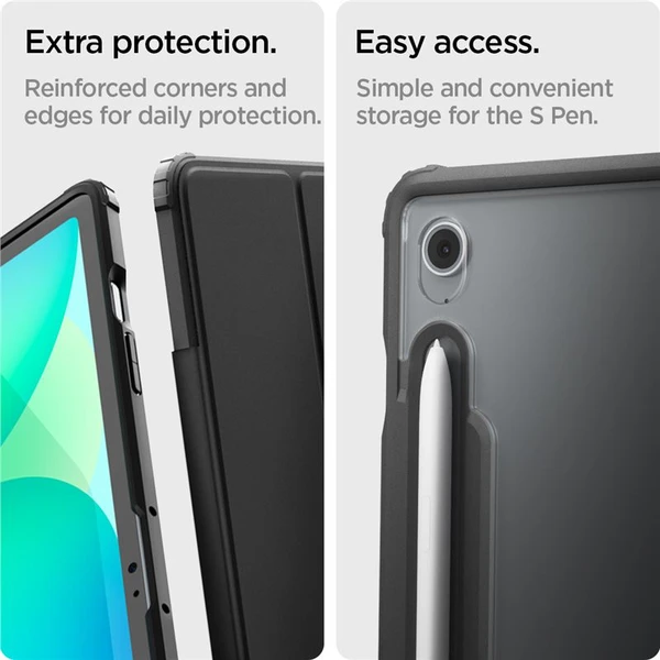 Spigen Ultra Hybrid Pro púzdro Samsung Galaxy Tab S10 FE+ čierne - Puzdra - Obrázok 6e1e1d2e14624bff90404cb04b518c80