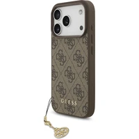 Guess 4G Charm kryt iPhone 17 Pro hnedý - Puzdra