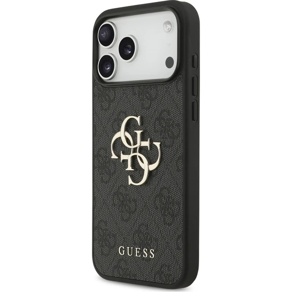 Guess PU 4G Metal Logo Zadný kryt pre iPhone 18 Pro Max Grey - Puzdra - Obrázok 6e2c8940cbfd404a8f10e1838d5771eb