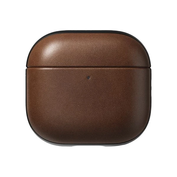Nomad Modern Leather púzdro Apple Airpods 4 tmavo hnedé - Puzdra - Obrázok 6e52fed537244ba882c675d38f44a011
