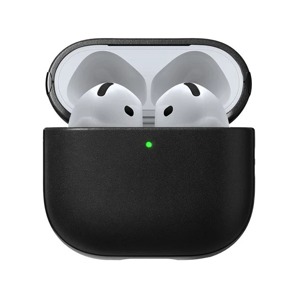 Nomad Modern Leather púzdro Apple Airpods 4 čierne - Puzdra - Hlavný obrázok