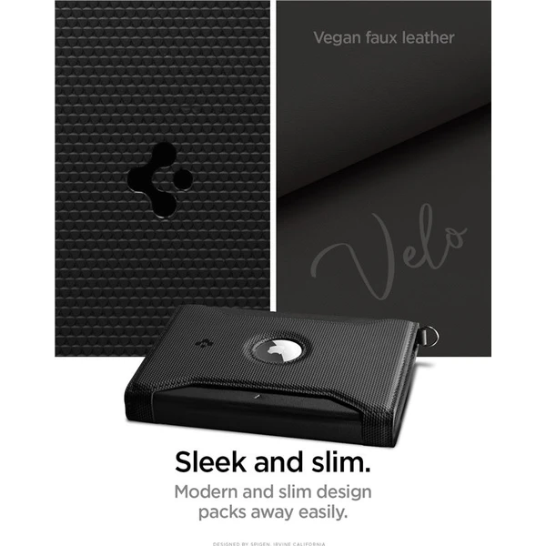 Spigen Universal AirTag Passport Holder puzdro na cestovný pas čierne - Puzdra - Obrázok 6e79deb9b8ef47abbce9a77243bf86b3
