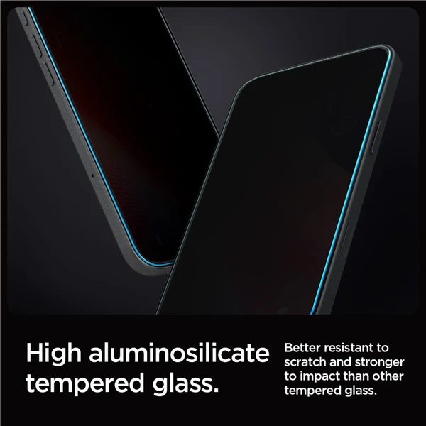 Spigen Glass tR EZ Fit (Privacy) tvrdené sklo iPhone 17 Pro Max/16 Pro Max číre (2 ks) - Ochranné fólie a sklo - Obrázok 6e9ee66cf13c4372b493f82b4fc57981