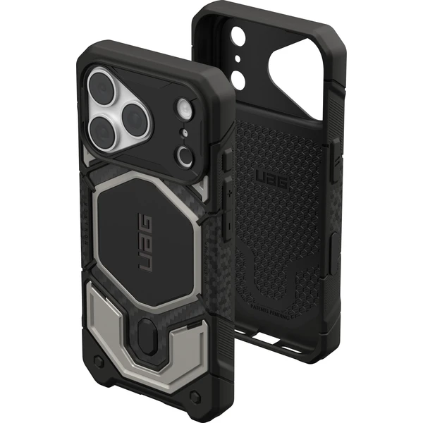 UAG Monarch Pro MagSafe Titanium kryt iPhone 18 Pro/17 Pro strieborný - Puzdra - Obrázok 6ea13b8f282e4af5838d7322515af374
