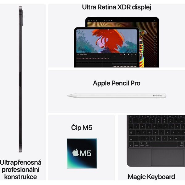 Apple iPad Pro 11" (2025) 1 TB Wi-Fi vesmírne čierny - Tablety - Obrázok 6ead7d0d06354237b7927daea7e5db24