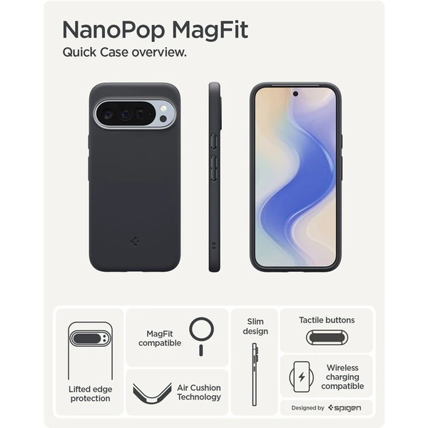 Spigen Nano Pop MagSafe kryt Google Pixel 10 Pro XL čierny - Puzdra - Obrázok 6eb58a7134484aad93ed392bfcd4d3a0