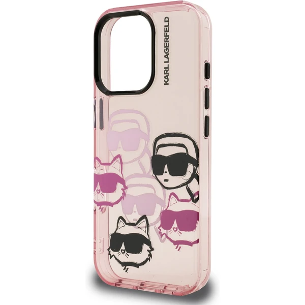 Karl Lagerfeld IML Multi K&CH Heads kryt iPhone 16 Pre ružový - Puzdra - Obrázok 6eda6edf63e34f2d9e7a0b2f17f170c0