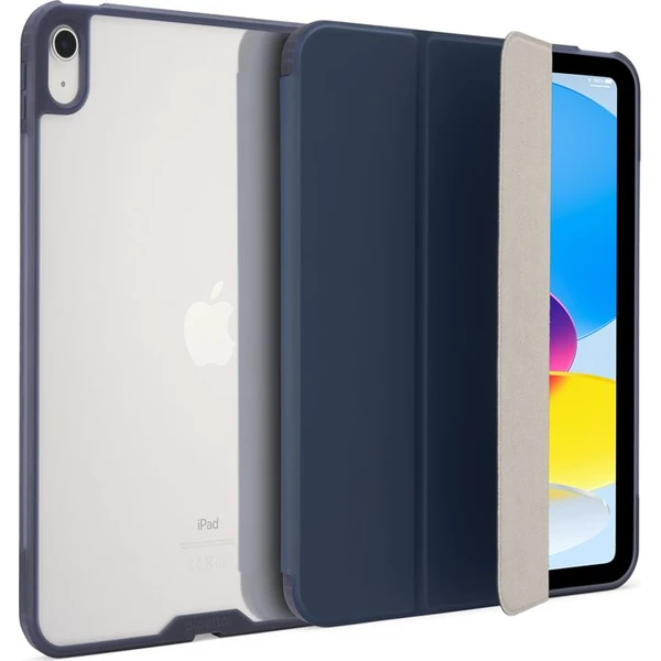 Pipetto Origami No7 Tri-Folio puzdro iPad 11" (2025)/iPad (2022) tmavomodré - Puzdra - Hlavný obrázok