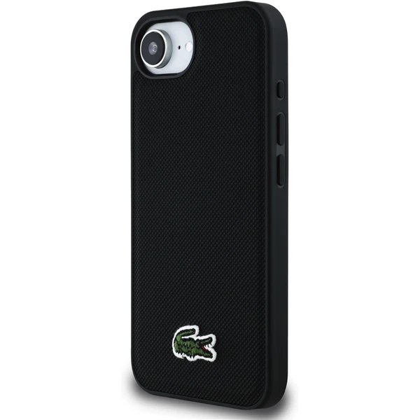 Lacoste Iconic Petit Pique Woven Logo MagSafe kryt iPhone 17e/16e čierny - Puzdra - Obrázok 6ef3200ef5de45a6a516bda470fcbc0d