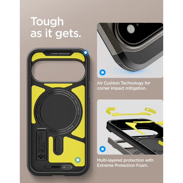 Spigen Tough Armor MagSafe, gunmetal - Google Pixel 11 Pro - Puzdra - Obrázok 6ef8bfac6675438aa88f4c357cddc115