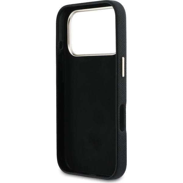 Guess PU Resin Logo kryt iPhone 17 Pro čierny - Puzdra - Obrázok 6f14af11609946b88a5ecb8eae8169a1