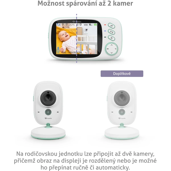 TrueLife NannyCam H32 Pre detská pestúnka - Kamery - Obrázok 6f1d4e727bbc4ae29de795cbd4c20c84