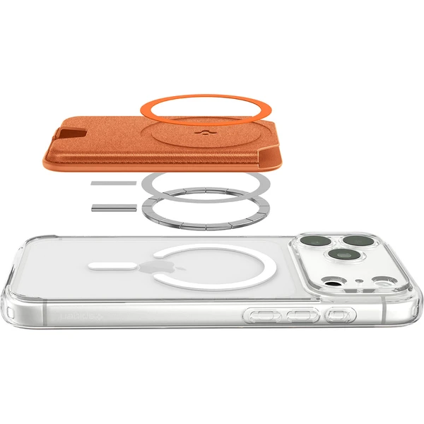 Spigen Valentinus MagFit+ MagSafe Wallet 3 Card peňaženka metallic orange - Peňaženky - Obrázok 6f483769d45d4be0892dbb70ff724986