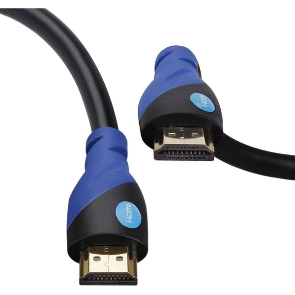 PremiumCord HDMI 2.0b/HDMI 2.0b kábel s ethernetom 4K 5m čierno-modrý - Káble a redukcie - Obrázok 6f4d8e3987d0420c877f9aad3a5effe0