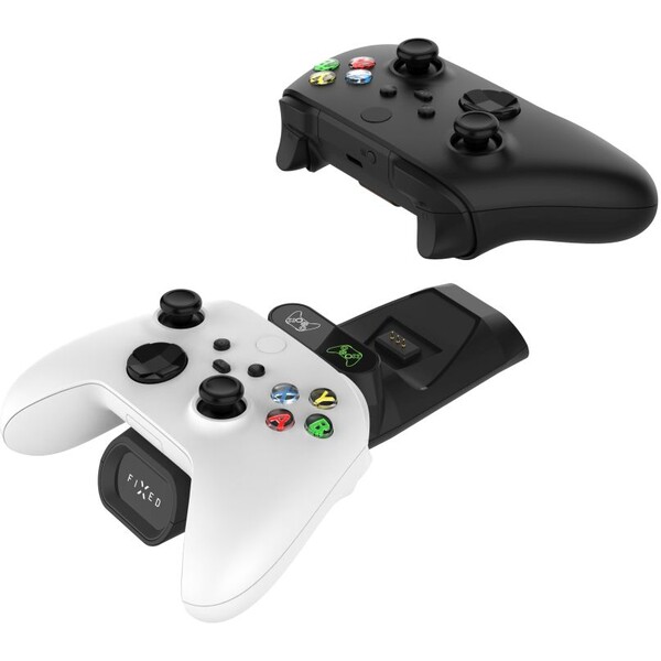 FIXED nabíjacia stanica pre ovládače k ??Xbox Series S, X a One, čierna