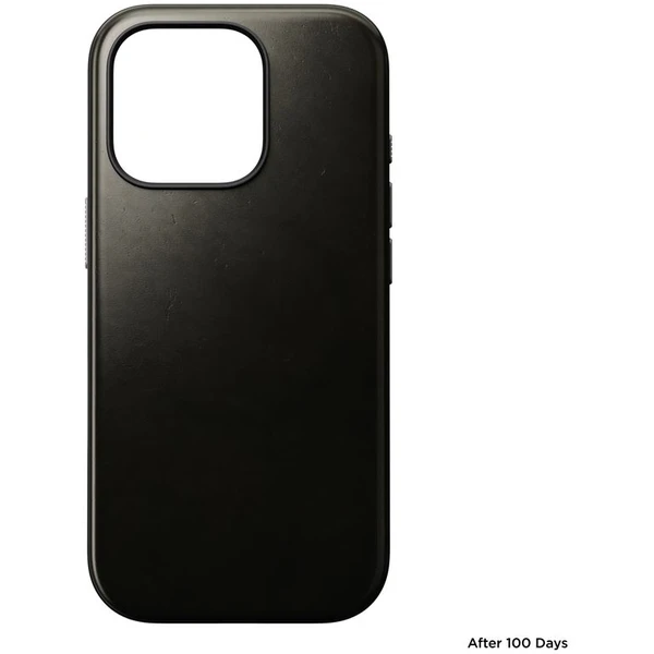 Nomad Modern Leather Case MagSafe kryt iPhone 16 Pro zelený chrómovaný - Puzdra - Obrázok 6f73171ba0204e109d6685ad77197e41