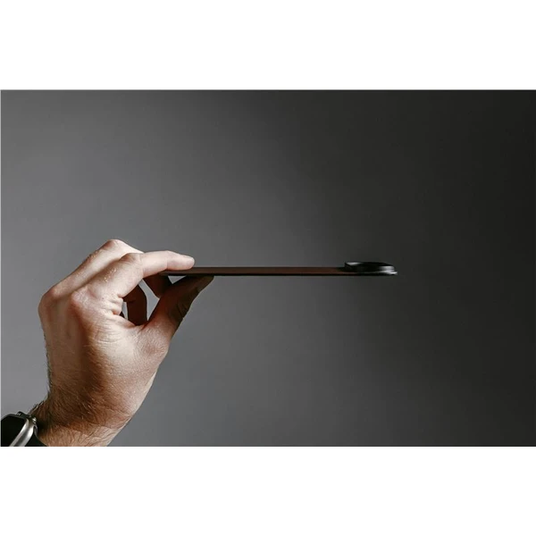 Nomad Magnetic Leather Back (Horween) Magsafe kožený kryt iPhone 17 Pro Black - Puzdra - Obrázok 6f792685545b4c098b896d2880087969