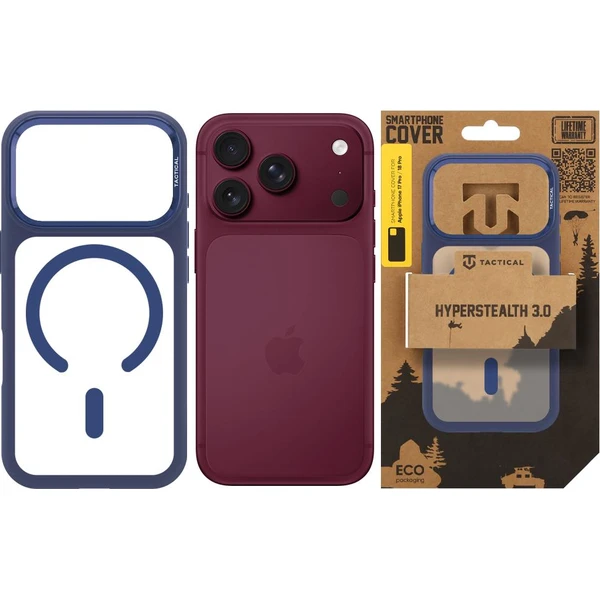 Tactical MagForce Hyperstealth 3.0 Kryt pre Apple iPhone 17 Pro/18 Pro Deep Blue - Puzdra - Obrázok 6f7e414a5c3d414cbc77be30ddaf7347