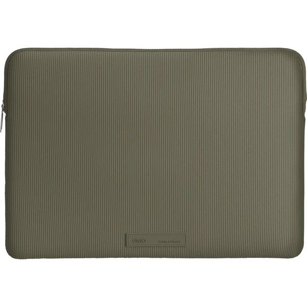 UNIQ Cyprus Ridge Edition neoprénové puzdro pre MacBook/notebook (13”/14") Dark Sage Green - Puzdra - Hlavný obrázok