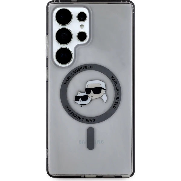 Karl Lagerfeld IML K&CH Heads MagSafe kryt Samsung Galaxy S25 Ultra čierny - Puzdra - Obrázok 6f93b4bd02d2434d8d9932de93a5c80c