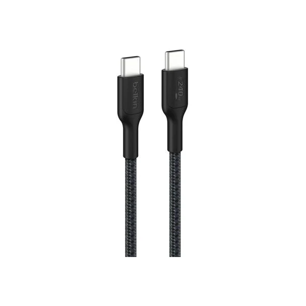 Belkin BOOST Charge PRO USB-C/USB-C napájací kábel 240W 1m čierny - Káble a redukcie - Hlavný obrázok