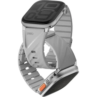 UNIQ Fluo Magnetický remienok pre Apple Watch (49-40mm) Mist Grey - Remienky