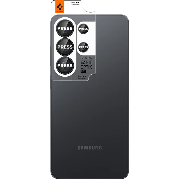 Spigen Glass tR EZ Fit Optik Pro HD sklá na fotoaparát Samsung Galaxy S26 Ultra čierna (2 ks) - Ochranné fólie a sklo - Obrázok 6fc5270ef5b14ad28796ede994f93109