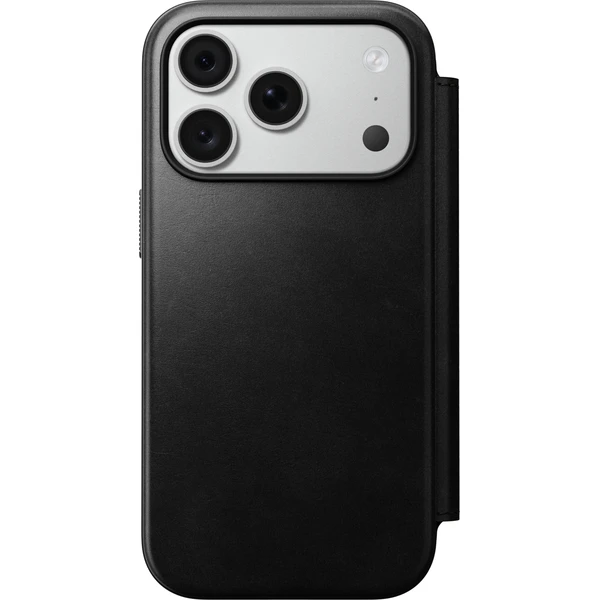 Nomad Modern Leather Folio (Horween) MagSafe kožené puzdro iPhone 17 Pro/18 Pro Black - Puzdra - Obrázok 6fc79be6014e4333bbd3fd1b3c4dc34e
