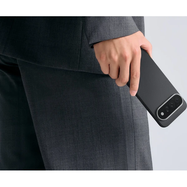 Pitaka Edge Case MagSafe kryt Google Pixel 11 Pro Black/Grey Twill - Puzdra - Obrázok 6ff1cdde349d4294833f04ea7d230a11