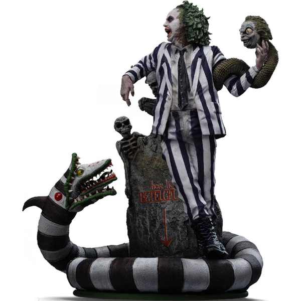 Soška Iron Studios Art Scale 1/10 Beetlejuice - Beetlejuice 21 cm - Sochy a sošky - Obrázok 700R000K01