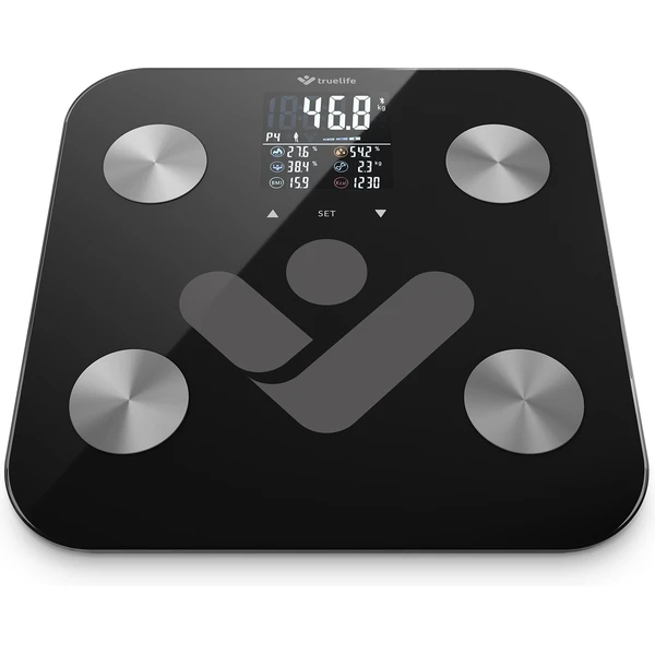 TrueLife FitScale W6 BT múdra váha čierna - Inteligentné váhy - Obrázok 7032f2ff2a204acc84cf83dff64e590a