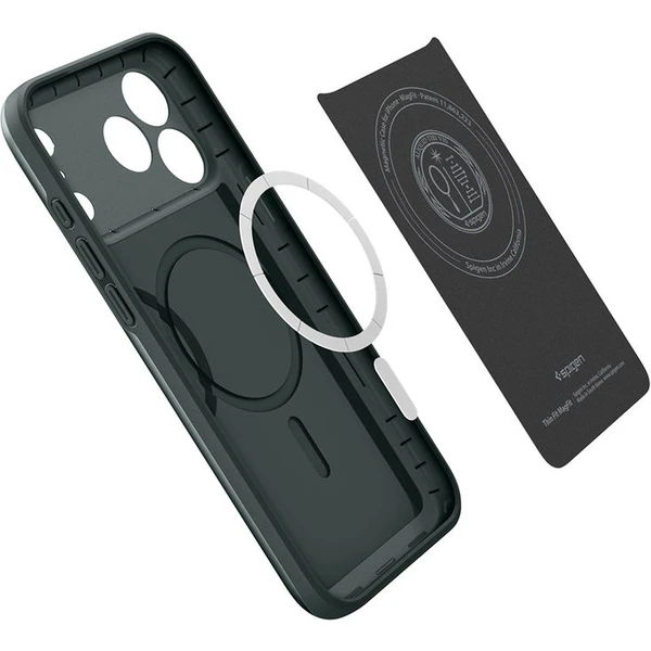 Spigen Thin Fit MagSafe kryt iPhone 17 Pro abyss green - Puzdra - Obrázok 703c47ae3d0942daae2dc4b7443fbca4