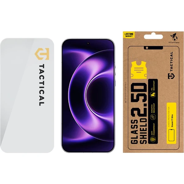 Tactical Glass Shield 2.5D sklo pre Xiaomi 17 Ultra číre - Ochranné fólie a sklo - Obrázok 704ce2da90e04cbbb560fca69b2155f5