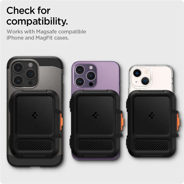 Spigen Lock Fit MagSafe Wallet peňaženka čierna - Peňaženky - Obrázok 706452a2d9724fefbdbf78d7b74b43ab