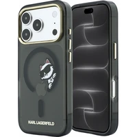 Karl Lagerfeld IML Choupette Peekaboo Magsafe kryt iPhone 18 Pro čierny - Puzdra