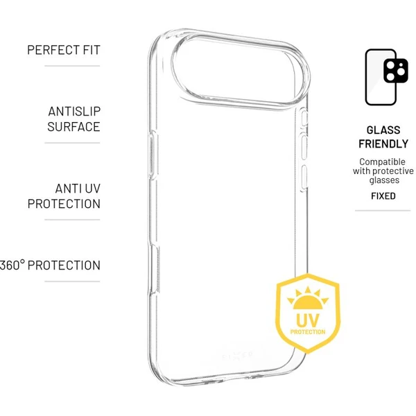 FIXED Story AntiUV TPU kryt Apple iPhone Air číry - Puzdra - Obrázok 7073058f60ac44278412410a233f13cc