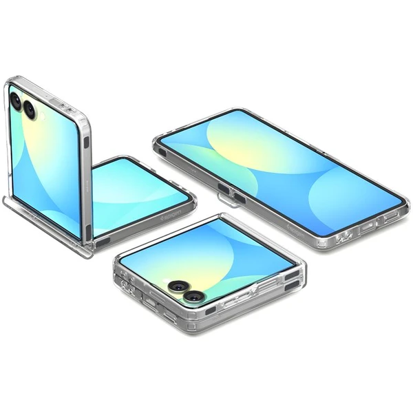 Spigen Ultra Hybrid Pro MagSafe kryt Samsung Galaxy Z Flip7 číry/biely - Puzdra - Obrázok 7080828766f14aa1b1503c56fcdb6c67