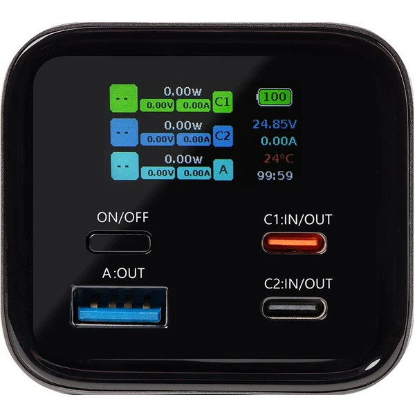 Tactical Squad Head Quarters powerbanka (1xUSB-A, 2xUSB-C) 65W 27000mAh šedá - Powerbanky - Obrázok 7090e373bc7f4acb8be5014a19eadb43