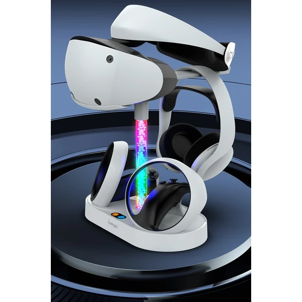 iPega P5 V001 Multifunkčný Nabíjací Stojan pre PS VR2 - Nabíjačky - Obrázok 7091000701