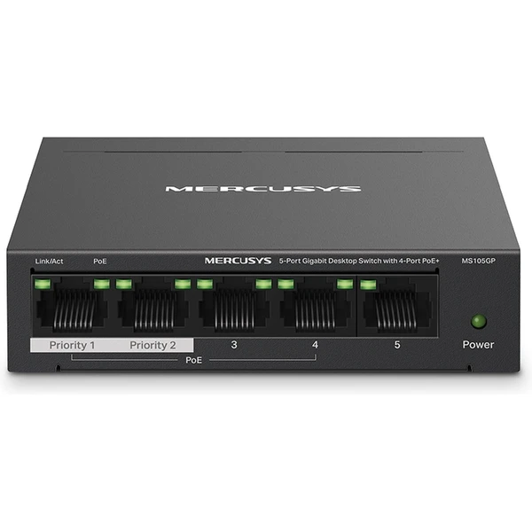Mercusys MS105GP switch - Switche - Hlavný obrázok